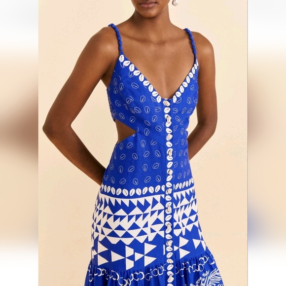 FARM Rio Dresses & Skirts - FARM RIO | $235 Mixed Ondina Linen Blend Dress